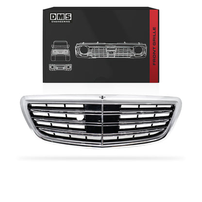 Mercedes-Benz S-Class W222 (2013 - 2020) Gloss Black / Chrome Black AMG S63 Style Grille
