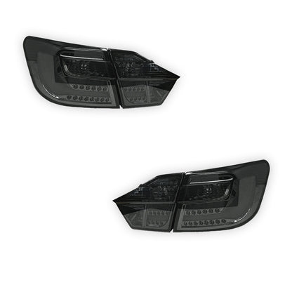 Toyota Aurion XV50 (2012 - 2017) Smoked Black Full LED Tail Lights LH + RH