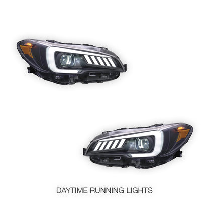 Subaru WRX STI (2014 - 2017) COPLUS LED DRL Dynamic Blinker Headlights LH + RH