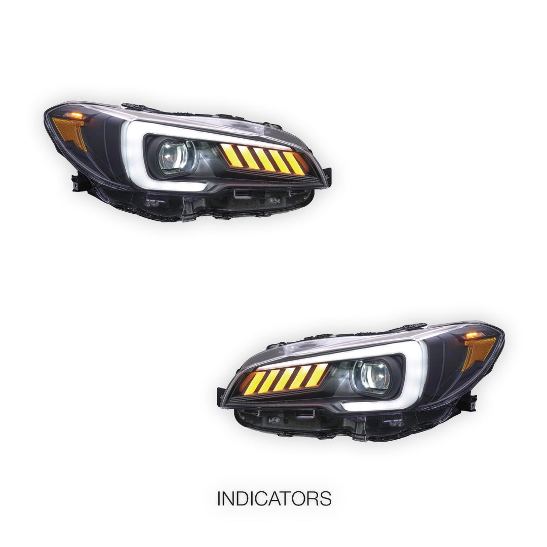 Subaru WRX STI (2014 - 2017) COPLUS LED DRL Dynamic Blinker Headlights LH + RH