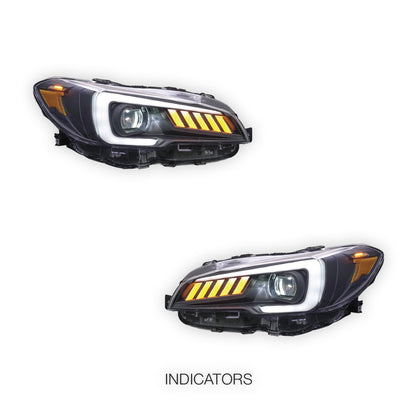 Subaru WRX STI (2014 - 2017) COPLUS LED DRL Dynamic Blinker Headlights LH + RH