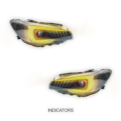 Subaru WRX STI (2014 - 2017) COPLUS V2 Full LED Sequential Indicators Headlights LH + RH