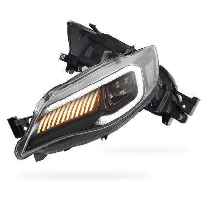 Subaru Impreza GR (2008 - 2014) VLAND BLACK Housing Full LED Sequential Headlights LH + RH