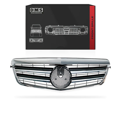 Mercedes-Benz E-Class W212 (2009 - 2013) Matte Black / Chrome Black AMG Style Grille