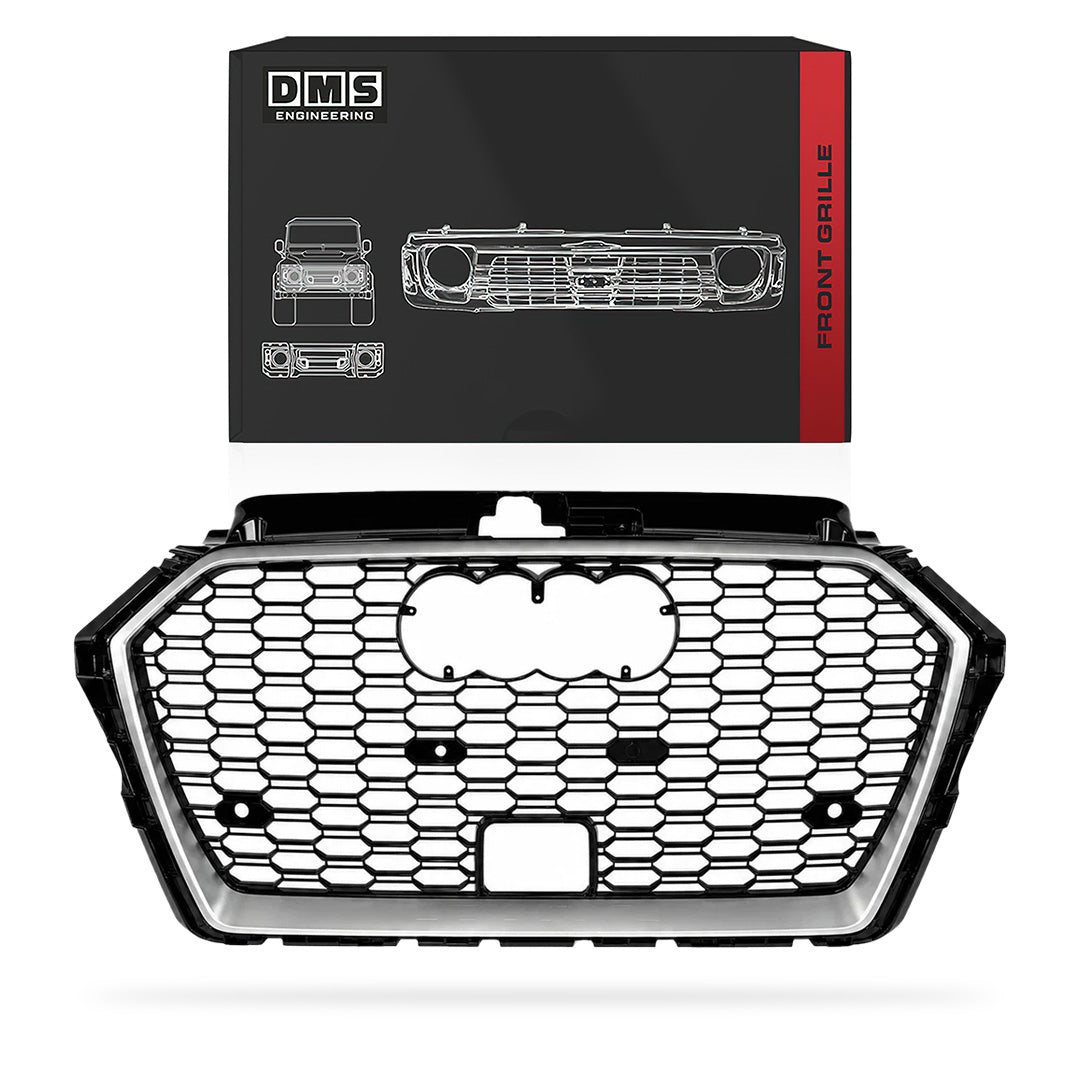 Audi A3 8V (2017 - 2020) Silver Black RS3 Style Grille