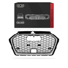 Audi S3 8V (2017 - 2020) Silver Black Honeycomb RS3 Style Front Bumper Bar Grille