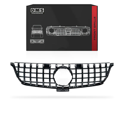 Mercedes-Benz M-Class W166 (2012 - 2015) Gloss Black / Chrome Black AMG Panamericana Style Grille