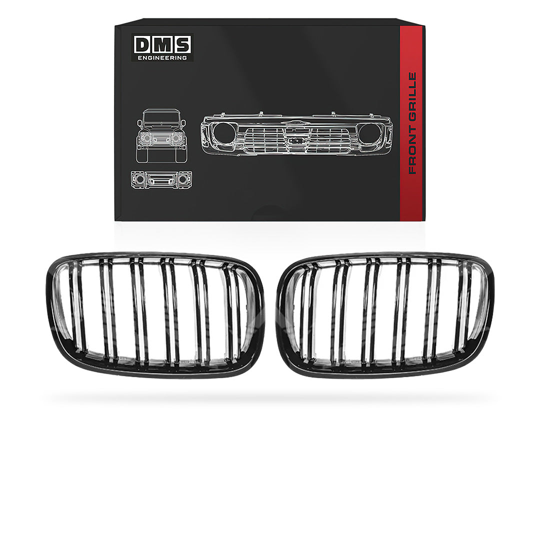 BMW X5 E70 (2007 - 2013) Gloss Black F86 X5M X6M Style Front Kidney Grille
