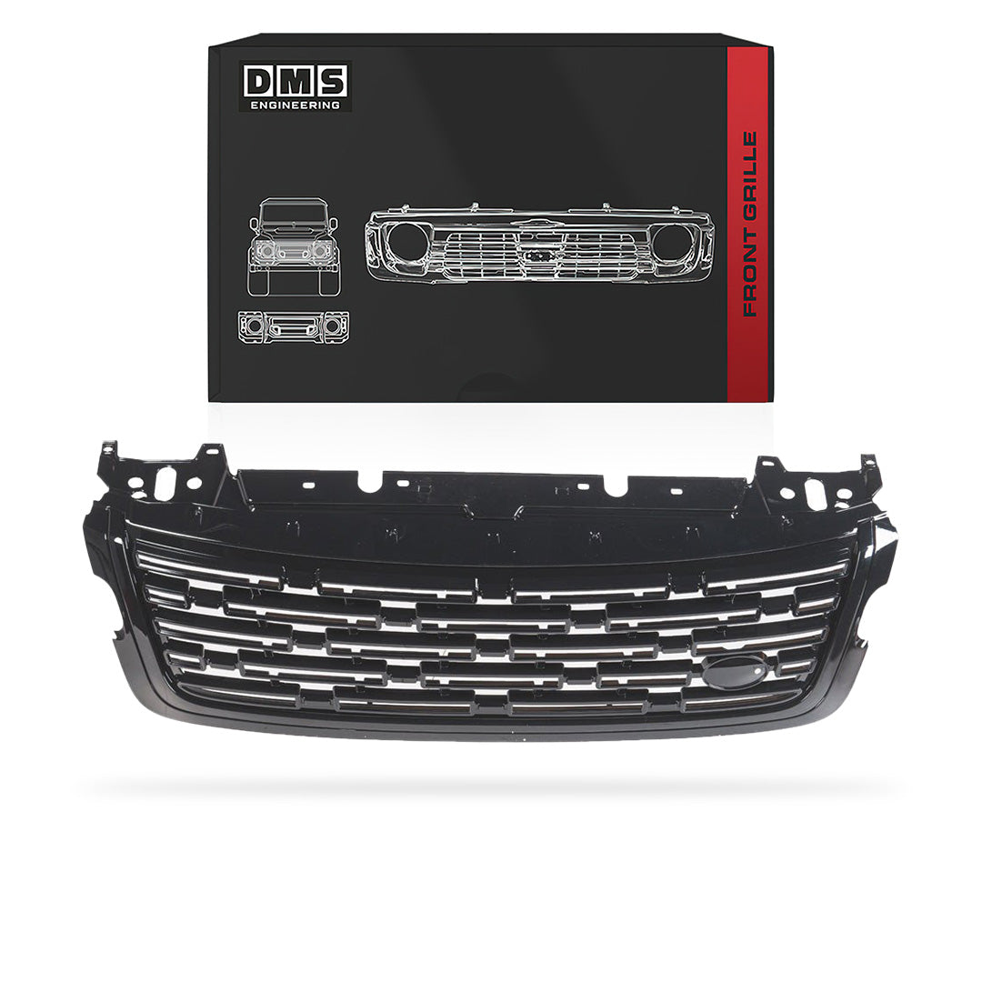 Land Rover Range Rover Velar Phase 1 / Phase 2 (2017 - 2024) Gloss Black MY24 Update Front Bumper Bar Grille