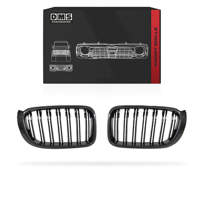 BMW X3 F25 (2014 - 2018) Gloss Black / Gloss Black with Stripes X4M Style Grille