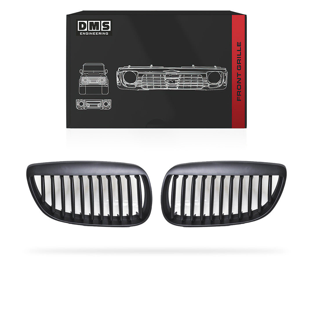 BMW 3 Series E92 / E93 (2006 - 2009) Matte Black M6 Style Front Grille
