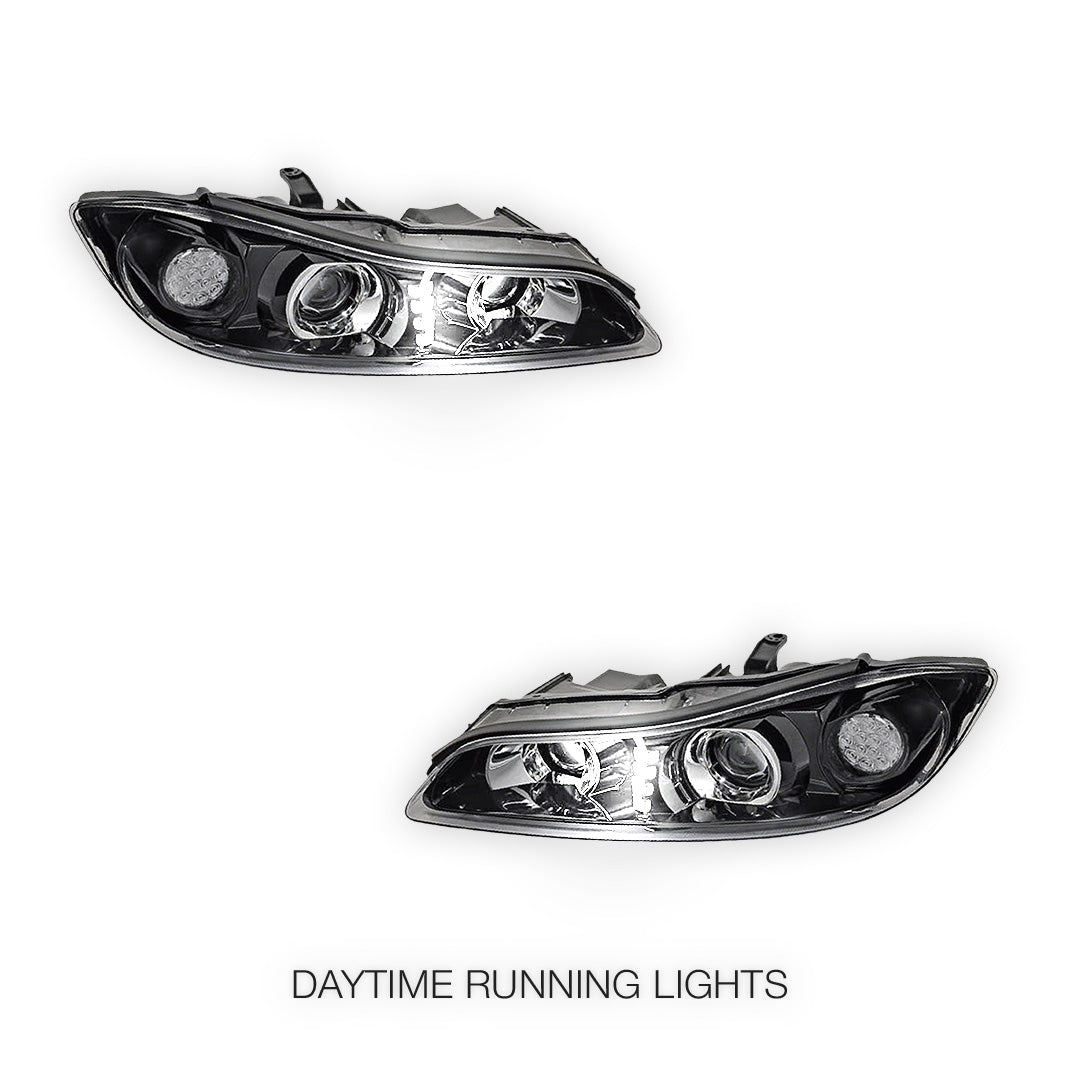Nissan 200SX S15 (2000 - 2002) COPLUS Dual LED with LED Indicators Projector Headlights LH + RH