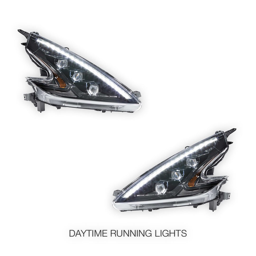 Nissan 370Z Z34 (2008 - 2021) COPLUS LED Projector with Sequential Indicators Headlights LH + RH