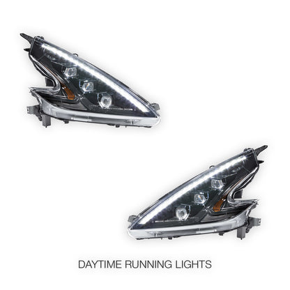 Nissan 370Z Z34 (2008 - 2021) COPLUS LED Projector with Sequential Indicators Headlights LH + RH
