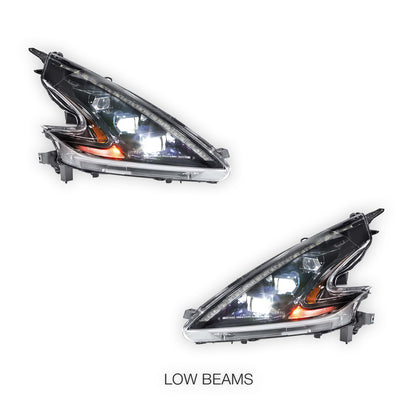 Nissan 370Z Z34 (2008 - 2021) COPLUS LED Projector with Sequential Indicators Headlights LH + RH