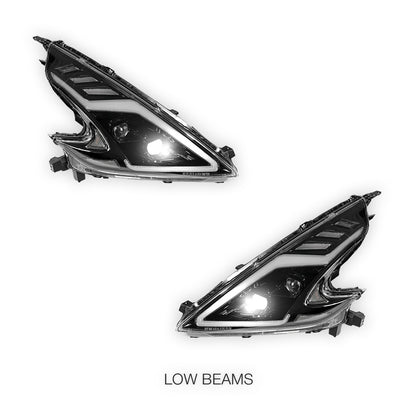 Nissan 370Z Z34 (2008 - 2021) COPLUS LED Projector with Sequential Indicators Headlights LH + RH