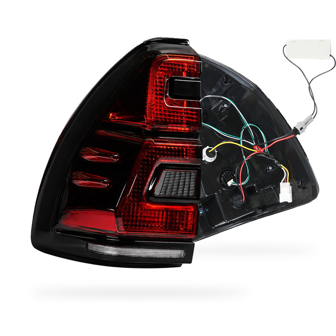 Toyota LandCruiser Prado 120 Series (2003 - 2009) FaceLift Style Full LED Tail lights LH + RH