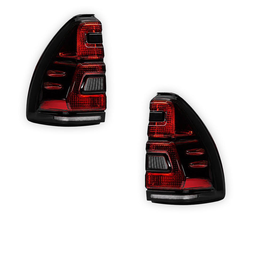 Toyota LandCruiser Prado 120 Series (2003 - 2009) FaceLift Style Full LED Tail lights LH + RH