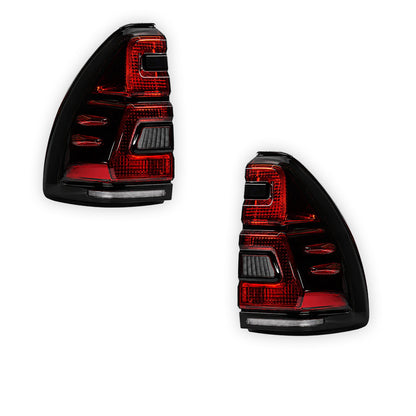 Toyota LandCruiser Prado 120 Series (2003 - 2009) FaceLift Style Full LED Tail lights LH + RH