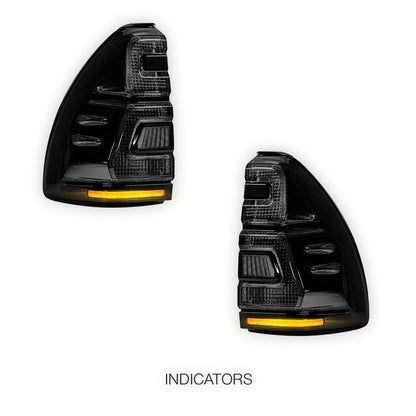 Toyota LandCruiser Prado 120 Series (2003 - 2009) FaceLift Style Full LED Tail lights LH + RH