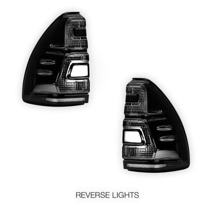 Toyota LandCruiser Prado 120 Series (2003 - 2009) FaceLift Style Full LED Tail lights LH + RH