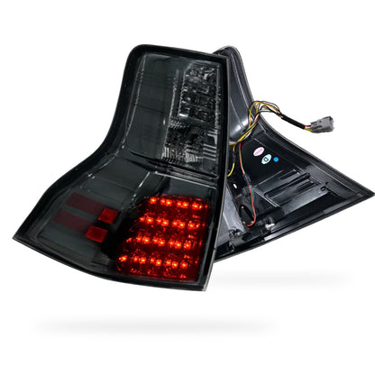 Toyota LandCruiser Prado 150 Series (2009 - 2017) Full Smoked LED Tail lights LH + RH