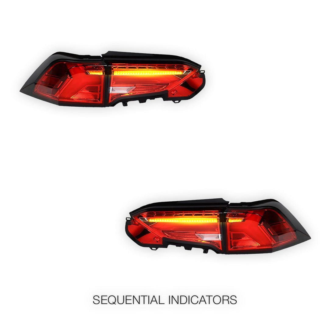 Toyota RAV4 XA50 (2019 - 2025) Sequential Full LED Tail Lights LH + RH