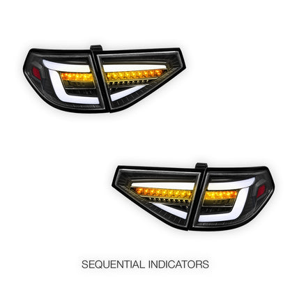 Subaru Impreza GR Hatchback (2008 - 2013) Spec D Sequential LED Tail Lights LH + RH