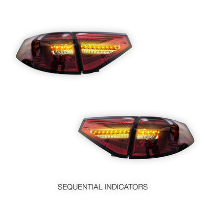 Subaru Impreza GR Hatchback (2008 - 2013) Spec D Sequential LED Tail Lights LH + RH