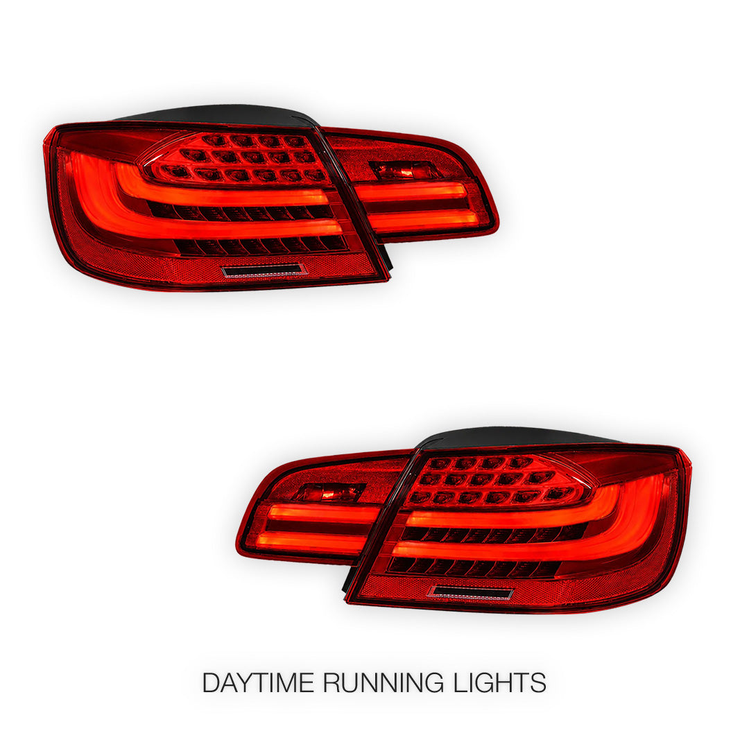BMW 3 Series E93 (2007 - 2010) Update LCI Style Full LED Tail Lights LH + RH