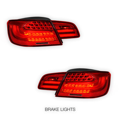 BMW 3 Series E93 (2007 - 2010) Update LCI Style Full LED Tail Lights LH + RH