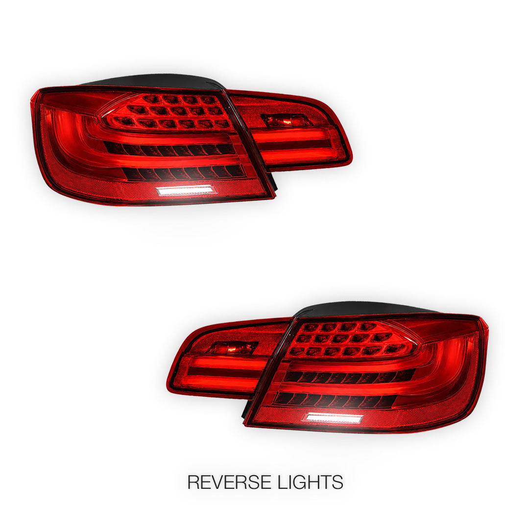 BMW 3 Series E93 (2007 - 2010) Update LCI Style Full LED Tail Lights LH + RH