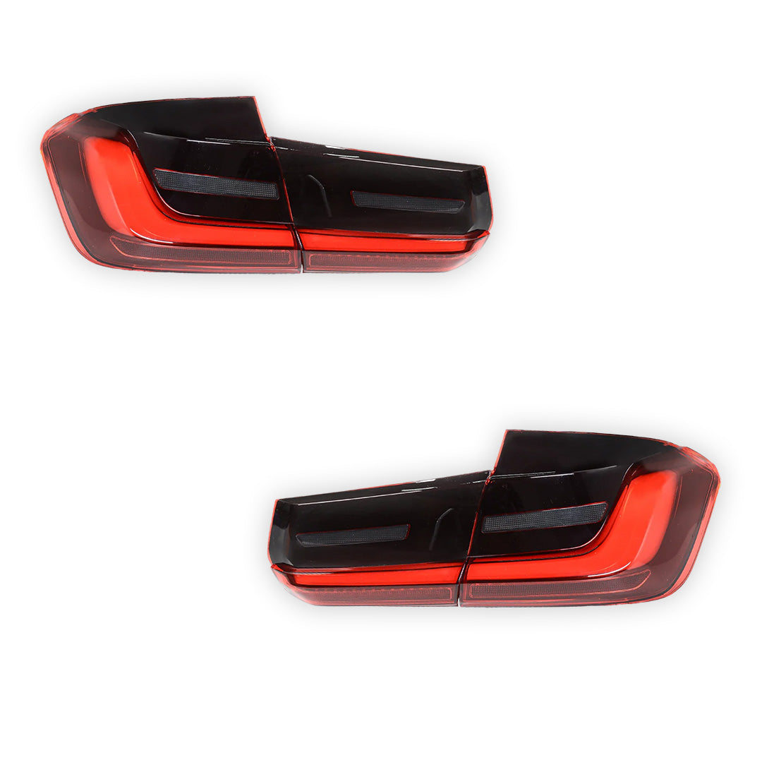 BMW 3 Series F30 / F80 / M3 (2011 - 2018) Update G80 M3 Style Sequential Smoked Full LED Tail Lights LH + RH