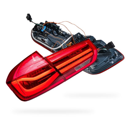 BMW 3 Series F30 / F80 / M3 (2012 - 2018) LCI Style Full LED Tail Lights LH + RH