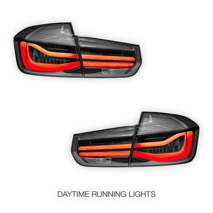 BMW 3 Series F30 / F80 / M3 (2012 - 2018) LCI Style Full LED Tail Lights LH + RH