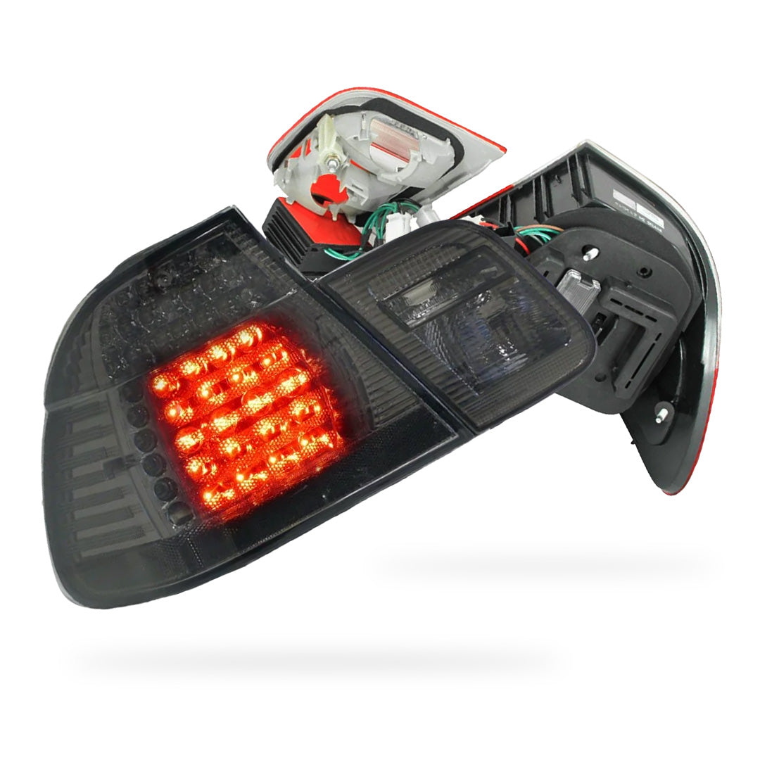 BMW 3 Series E46 (2003 - 2005) Smoked Black LED Tail Lights LH + RH