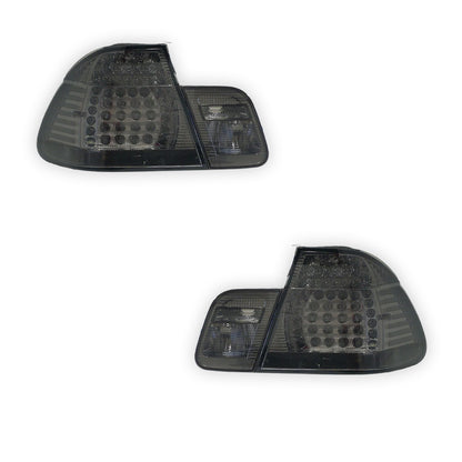 BMW 3 Series E46 (2003 - 2005) Smoked Black LED Tail Lights LH + RH