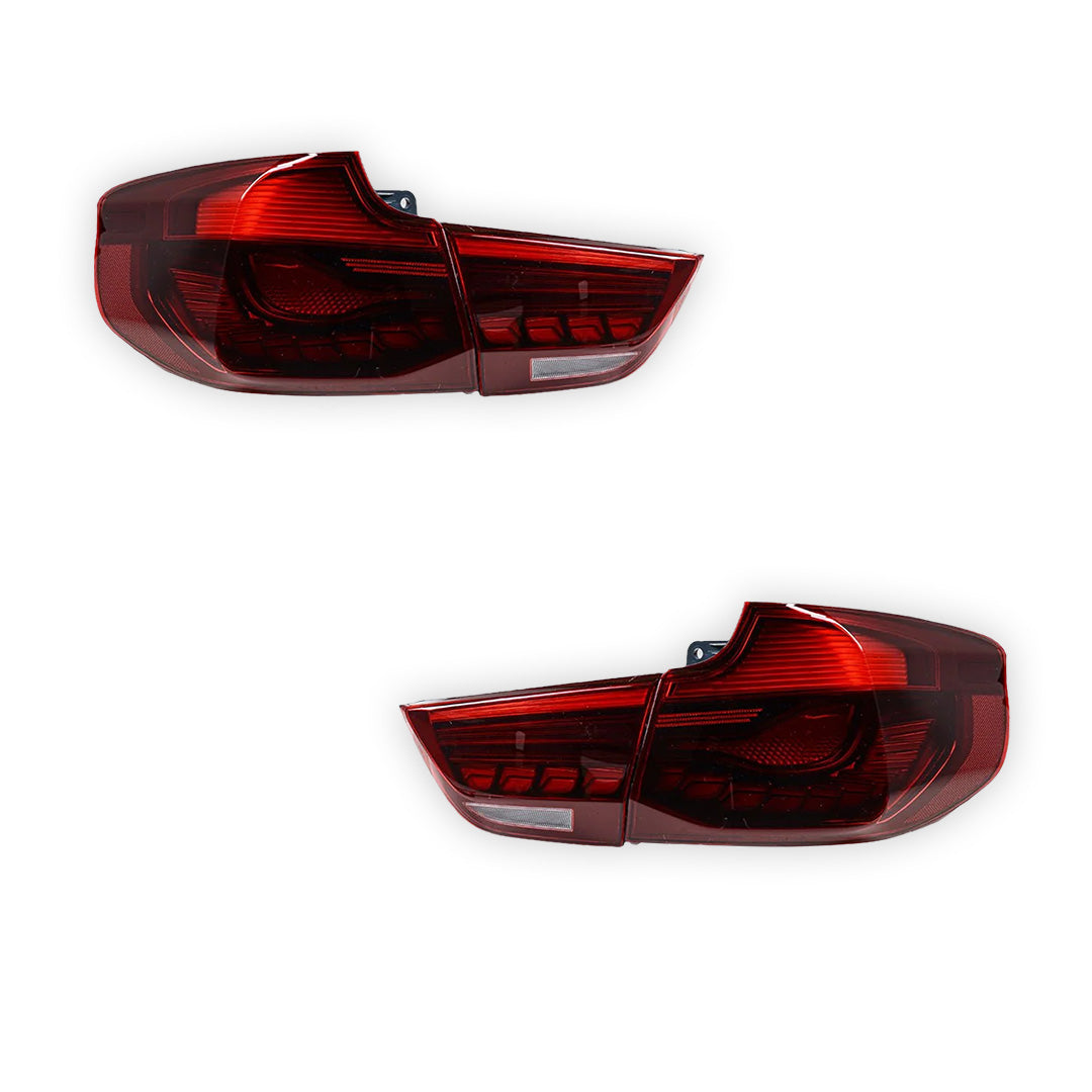 BMW 3 Series F34 (2013 - 2016) Sequential Full Red OLED Tail Lights LH + RH