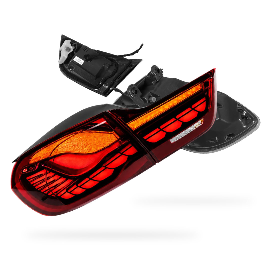 BMW 4 Series F32 / F33 / F36 / F82 / F83 (2013 - 2020) Sequential DUAL OLED Full LED Tail Lights LH + RH