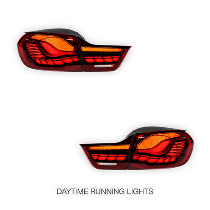 BMW 4 Series F32 / F33 / F36 / F82 / F83 (2013 - 2020) Sequential DUAL OLED Full LED Tail Lights LH + RH