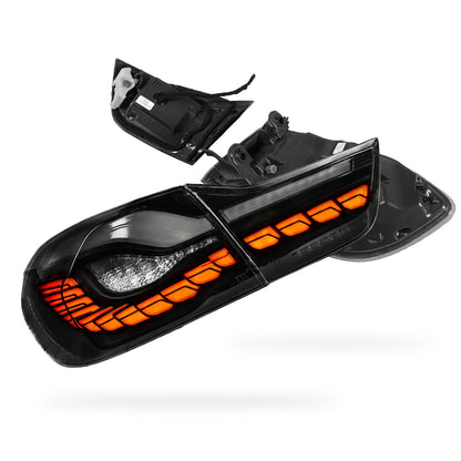 BMW 4 Series F32 / F33 / F36 / F82 / F83 (2013 - 2020) Sequential DUAL OLED Smoked Full LED Tail Lights LH + RH