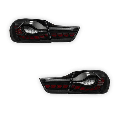 BMW 4 Series F32 / F33 / F36 / F82 / F83 (2013 - 2020) Sequential DUAL OLED Smoked Full LED Tail Lights LH + RH