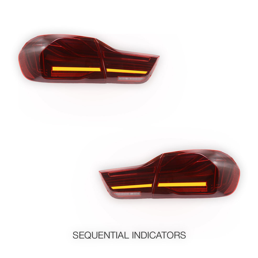 BMW 4 Series F32 / F33 / F36 / F82 / F83 (2013 - 2020) Update CSL Laser Style Sequential Full LED Tail Lights LH + RH