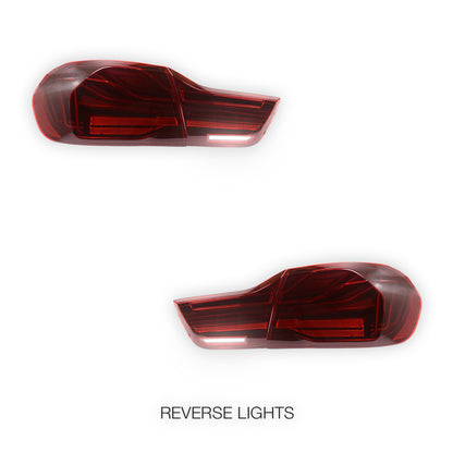 BMW 4 Series F32 / F33 / F36 / F82 / F83 (2013 - 2020) Update CSL Laser Style Sequential Full LED Tail Lights LH + RH
