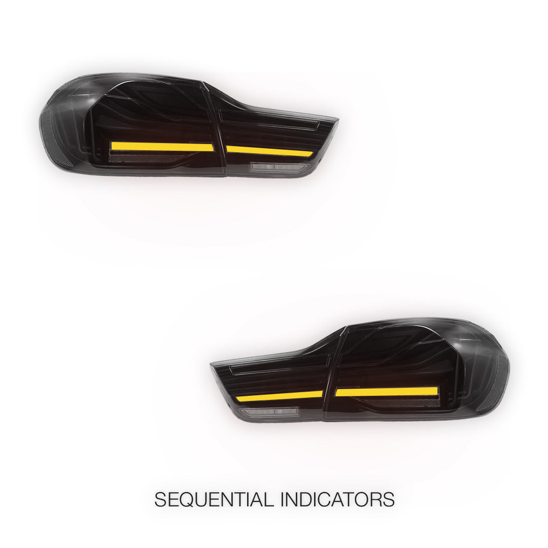 BMW 4 Series F32 / F33 / F36 / F82 / F83 (2013 - 2020) Update CSL Laser Style Sequential Full LED Tail Lights LH + RH