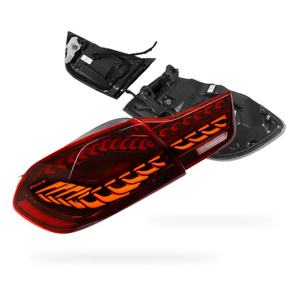 BMW 4 Series F32 / F33 / F36 / F82 / F83 (2013 - 2020) Sequential OLED Red Full LED Tail Lights LH + RH