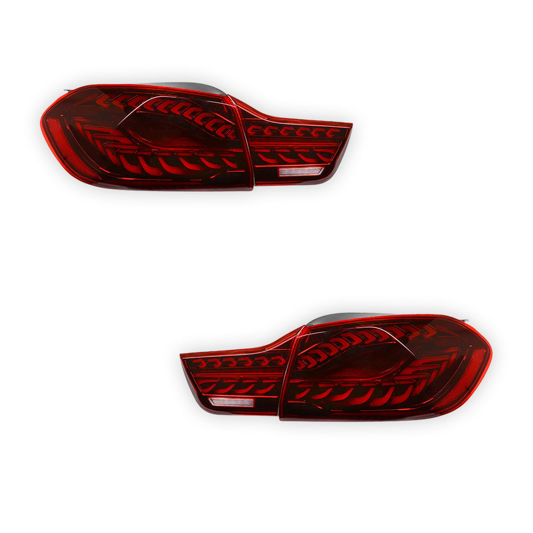 BMW 4 Series F32 / F33 / F36 / F82 / F83 (2013 - 2020) Sequential OLED Red Full LED Tail Lights LH + RH