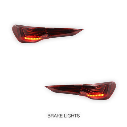 BMW 4 Series G22 / G23 / G26 / G82 / G83 (2020 - 2025) Update CSL Laser Style Sequential Full LED Tail Lights LH + RH