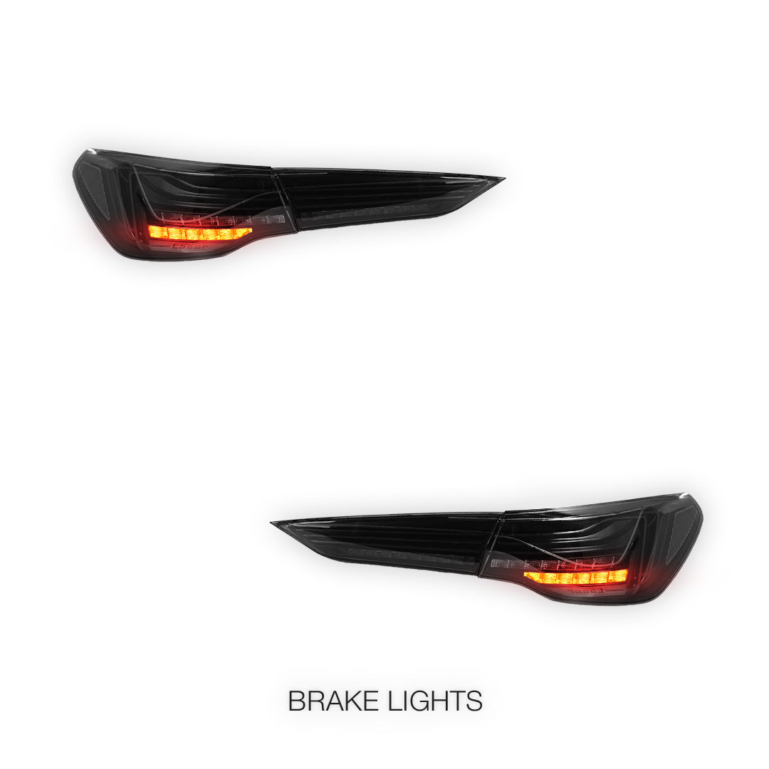 BMW 4 Series G22 / G23 / G26 / G82 / G83 (2020 - 2025) Update CSL Laser Style Sequential Full LED Tail Lights LH + RH