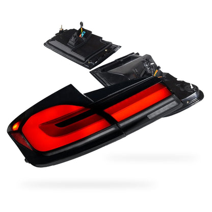 BMW 5 Series F10 / F18 (2010 - 2016) G30 F90 M5 Style Sequential 3D Stripe Full LED Tail Lights LH + RH